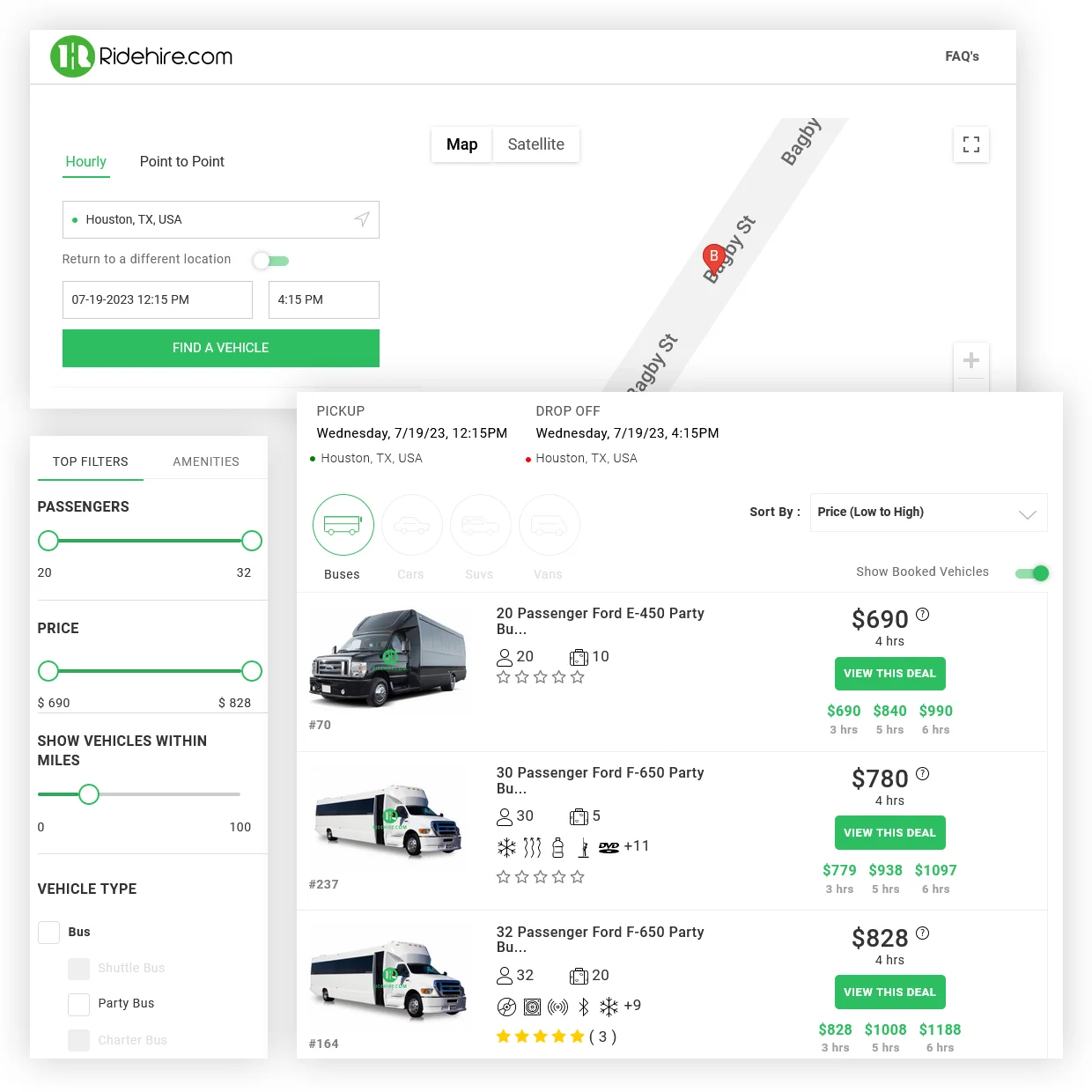  RideHire Best limo service marketplace