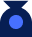 A blue circle inside the jar vector