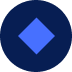 A blue diamond in a circle vector
                                       