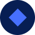 A blue diamond in a circle vector
                                       